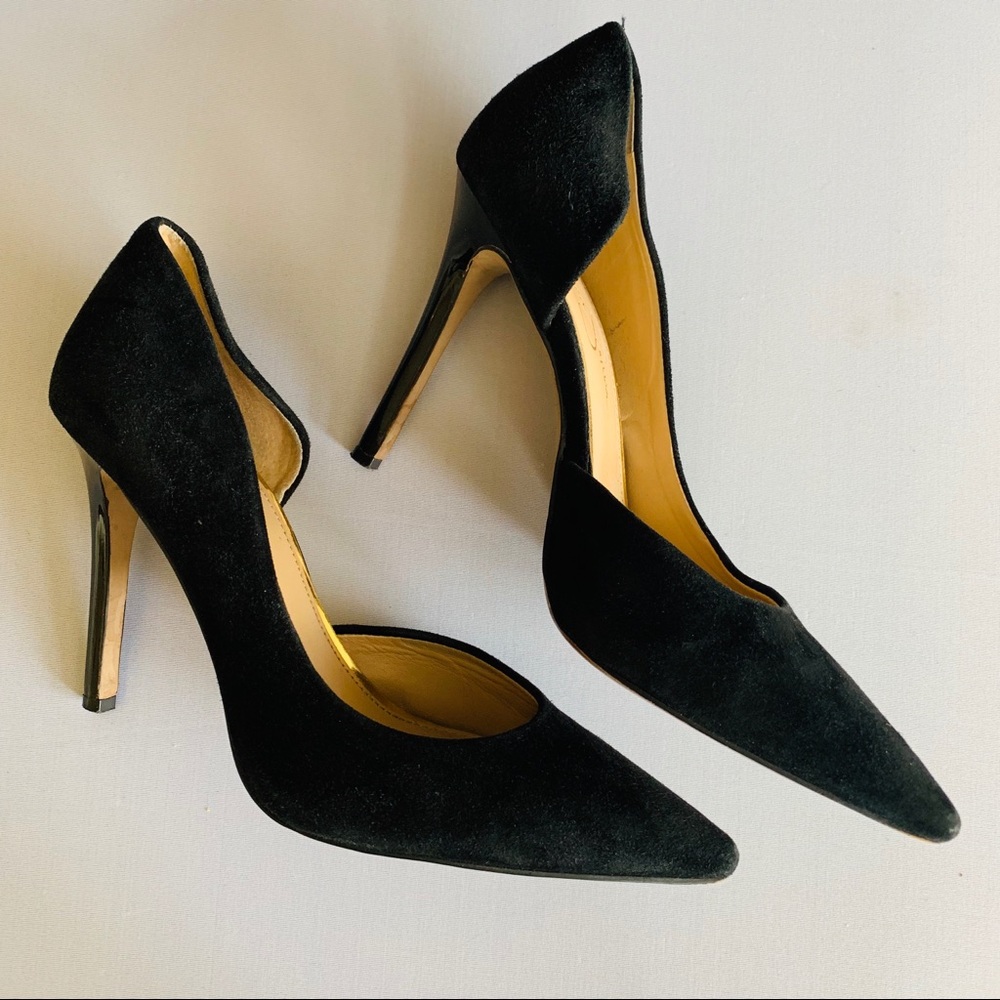 Jessica Simpson Black Suede Pumps